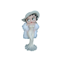 Betty Boop Madam In A White Dress Figure 3Ft Tall